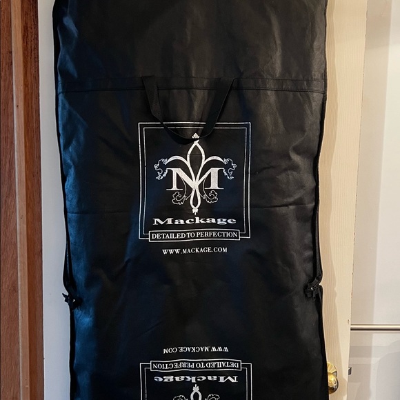 Mackage Ladies Camel Coloured Double Breasted Wool/Cashmere Knee Length Coat - Picture 5 of 6